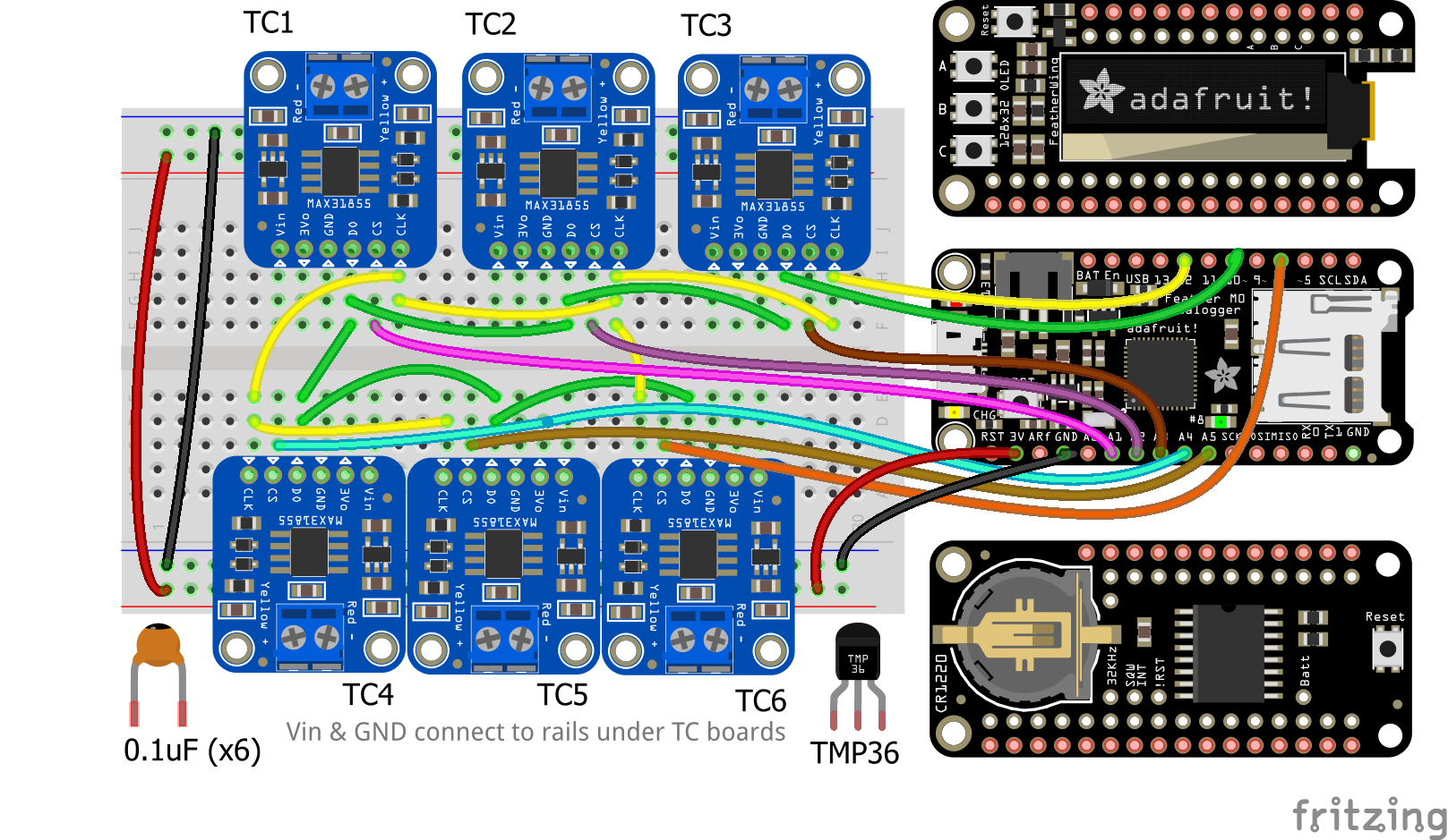 FeatherFlame fritzing